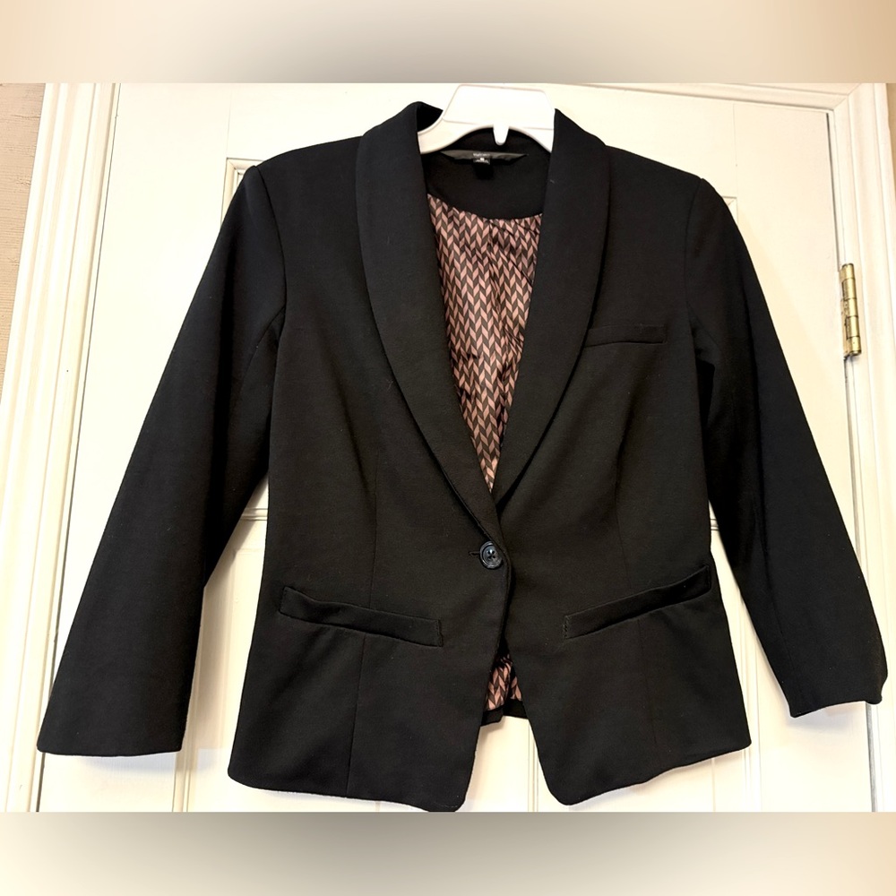 MASSIMO Black Stretch Blazer